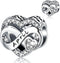 November Birthstone Charm 925 Sterling Silver for Bracelet Necklace Mother's Day (April)...