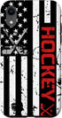 iPhone XR Hockey phone case Red American Flag gift Hockey Lover Case...