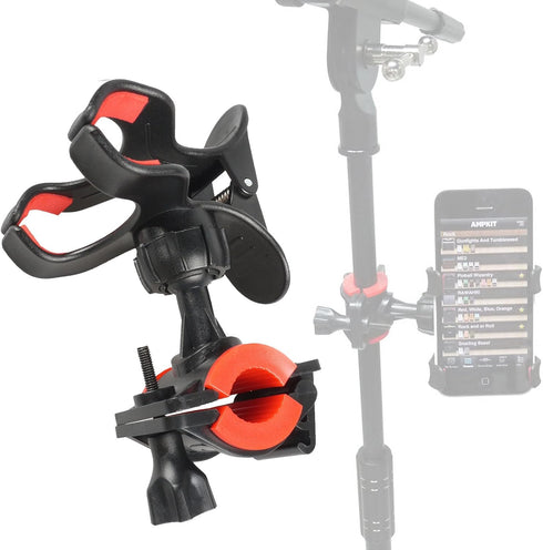 Mr.Power Universal Microphone Mic Stand Phone Holder Compatible with iPhone, Compatible with Samsung Smart Phones (for Phone)......