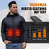 5V/2A Heated Vest Heated Jacket Battery Pack 10000mAh Power Bank for Heating Vests Jackets Coats Hoodies Battery for Electric Vest Jacket for Men ...