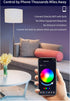 Smart Bluetooth and Wi-Fi LED Light Bulbs, Color Changing Bulb, E27 Base,10W (60W Equivalent) 900lm, Compatible with Alexa and Google Assistant, A...