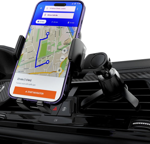 MYBAT PRO Phone Vent Mount for Car Cell Phone Holder Car Easy Clamp Hands-Free Universal Compatible with iPhone 15 14 13 12 Pro Max, Samsung S23 A...