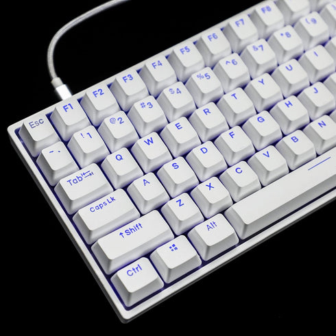 YMDK Double Shot 108 Dyed PBT Shine Through OEM Profile Keycap Rainbow Carbon Sunset Backlit Keycaps for MX Switches Mechanical Keyboard?Only Keyc...