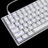 YMDK Double Shot 108 Dyed PBT Shine Through OEM Profile Keycap Rainbow Carbon Sunset Backlit Keycaps for MX Switches Mechanical Keyboard?Only Keyc...