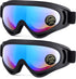 Kids Motorcycle Goggles, 2-Pack Dirt Bike Goggles for Child, ATV Off-Road Racing Goggles for Boys Girls...