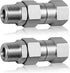 3/8 NPT Pressure Washer Swivel Fitting, Anti Twist 3/8 Male to Female Stainless Steel Connector Joint, 360 Degree Kink Free Swivel Fitting For Pre...