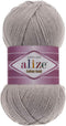 55% Cotton 45% Acrylic Alize Cotton Gold Yarn 1 Skein/Ball 100 gr 360 yds (200-Grey)...
