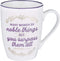 Christian Art Gifts Ceramic Coffee Mug with Purple Rim – 12 oz. Lead and Cadmium-free Non-Toxic Inspirational Scripture Coffee and Tea Mug for Wom...