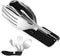 UMEINAC TECH Camping Utensils, 4 in 1 Travel Utensil Set Camping Fork Spoon Knife Set Camp Backpacking Utensils Folding Cutlery Set for Camping Hi...