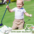 Golf Print Baby Monthly Milestone Blanket Newborn Baby Boy Golf Gender Neutral Newborn and Baby Nursery Essentials Personalized Golf Baby Ideas fo...