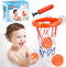 Bath Toy Fun Basketball Hoop & Balls Set for Boys and Girls Kid & Toddler Bath Toys Gift Set 3 Balls Included...