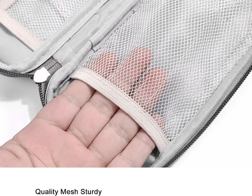 Organizer Bag 4 Compartments Cable Case Electronic Devices Travel Pouch USB Charger Accessories/Cellphone/USB/SD/Charger/Power Bank/Earphone......