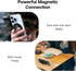 AUROX for MagSafe Phone Grip with Finger Strap, Magnetic Phone Grip Holder as Magnetic Stand,Compatible with MagSafe Accessories Only for iPhone 1...