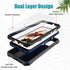 for Moto G Play 2023 Case,Moto G Play 2023 Case with Glass Screen Protector,Heavy Duty Hard PC & Soft TPU Shockproof Protective Phone Case for Mot...
