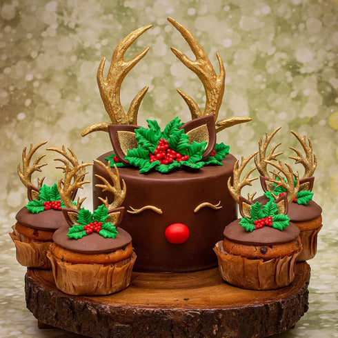 Flower Pro Small Antlers Silicone Mold for Christmas Cake Decorating & Crafts by Katy Sue Molds & Flower Pro. Makes a Pair of Antlers, Each 2.9 In...