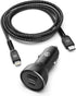 PD Compatible with iPhone 12/13/14 Car Charger - Apple Certified USB C to Lightning Cable (Ultra-Fast Charging) Dual Port Vehicle Adapter for iPho...