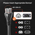 Huanchain 3ft 2 Pack 3 Prong Power Cord for Computer TV Monitor AC PC LG LED LCD Smart 1080p HDTV, Power Cable for Samsung Dell Hp Asus Sony Toshi...