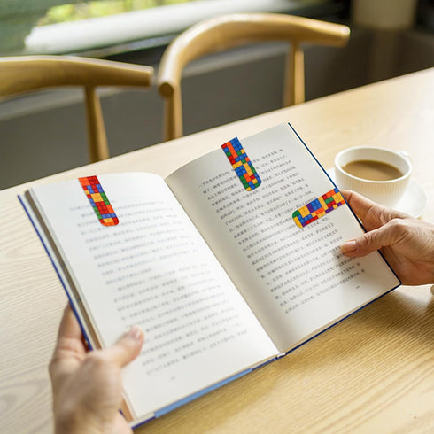 48 Pcs Magnetic Bookmarks Building Block Magnetic Bookmark for Kids Women Magnetic Page Clip for Teacher Student Classroom Office Supplies Reading...