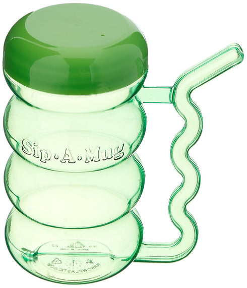 Sammons Preston Small Cup with Built-In Straw, 13 oz. Sippy Cup with Secure Lid and Handle for Spill Prevention, Spillproof Mug with Fun Straw for...