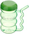 Sammons Preston Small Cup with Built-In Straw, 13 oz. Sippy Cup with Secure Lid and Handle for Spill Prevention, Spillproof Mug with Fun Straw for...