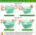 50oz Berry Keeper Fruit Storage Container for Fridge, Fresh Food Produce Saver Containers with Removable Drain Colander, Vegetable Lettuce Keeper ...