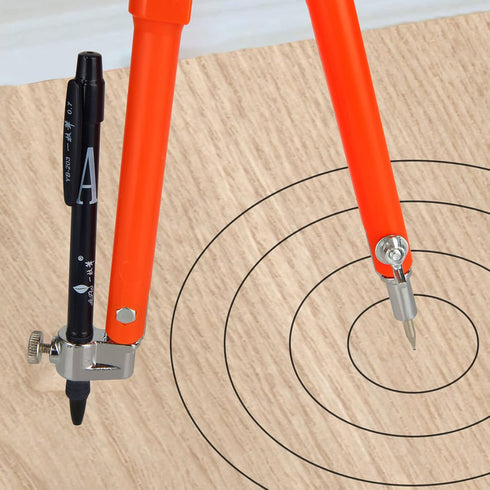 12 Inch Professional Compass for Woodworking, Large Compass for Drawing Circles, Carpenters Compass with Pencil, Drawing Compass for Geometry, Dra...