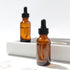 Magic Season Boston Round Glass Bottles (Amber/ 1 fl oz. with Droppers/ 2 Pcs)...
