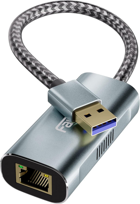 2.5G USB to Ethernet Adapter, USB 3.0 to RJ45 Ethernet Adapter, Gigabit LAN Adapter for Nintendo Switch, Xbox 360, Laptop, Computer, Mac, Chromebo...