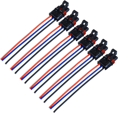 6 Pulse Power Plug Pigtail Connector Compatible with 2018 2019 2020 2021 Polaris Ranger XP 1000 / RZR RS1 General Bus Bar Harness Pigtail Connecto...
