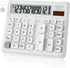 Desk Calculator 12 Digit, Large Computer Keys,Desktop Dual Power Battery and Solar, Calculator with Large LCD Display for Office,School, Home & Bu...