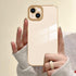 Lafunda Compatible for iPhone 13 Case Cute, Luxury Golden Edge Electroplate Case for Women Girls, Full Camera Protection Shockproof Anti-Scratch S...