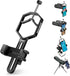 NEEWER Metal Telescope Phone Mount, 2.09"-3.54" Universal Cell Phone Mount for Spotting Scope Telescope Microscope Binocular Monocular, Fits Eyepi...