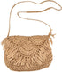 Women Straw Crossbody Purse Straw Clutch Bag Summer Beach Shoulder Handbag Woven Handmade Purse...