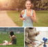 HITNEXT Handheld Mini Fan, Portable HandHeld Fan USB Rechargeable Fan 2000mAh Battery Operated, 3 Speed Small Personal Fan for Travel Home Office ...