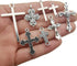 iloveDIYbeads 100g (About 42pcs) Craft Supplies Antique Silver Jesus Christ Cross Charms Pendants for Crafting, Jewelry Findings Making Accessory ...