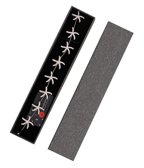 Bienvenu Women's Girl's Starfish Handband Gold Crystal Jewelry Crown Bridal Wedding Hair Accessories,Gold...