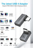 XAOSUN 90 Degree USB C to C Adapter Mixed Pack (240W 40Gbp 8K),Right Angle USB C Male to USB C Female Adapter, USB4 Type C Power Data Extender for...