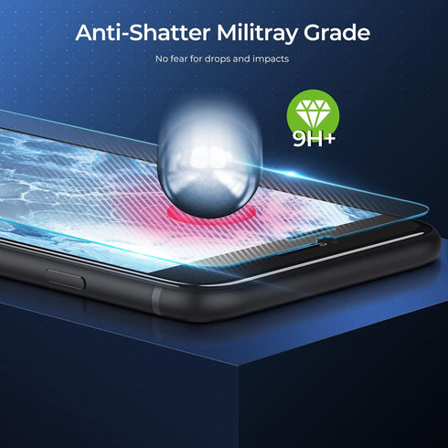 ORIbox Glass Screen Protector for iPhone 11 ,XR (6.1 Inch) Tempered Glass Screen Protector, 3-Count (Pack of 1) Clear...