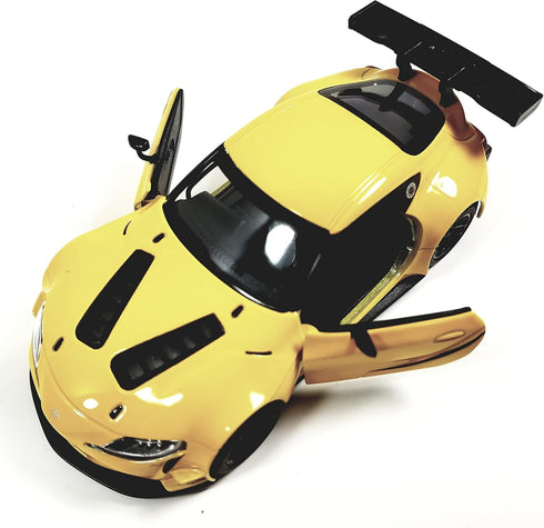 KiNSMART Toyota GR Supra Concept Racing Edition 1/36 Scale Diecast Race Car (Yellow)...