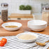 6 Pack Dip Bowls, 3 OZ Ceramic Soy Sauce Dish, White Dipping Sauce Bowls Small Dishes Serving for Tomato Sauce, Soy, BBQ Party Supplies...