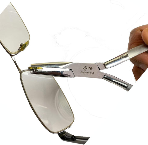 Spire tools ® Nose Pad Arm Adjusting Pliers Eyeglass Arms Frame Eyeglasses Nose Pad Remover, Multi-purpose Optical Optician Tool for Glasses Repai...