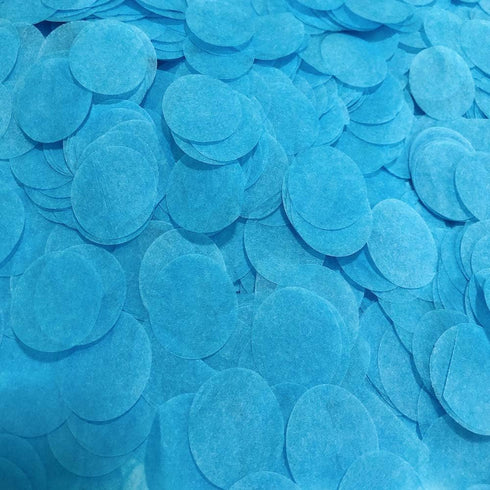 Blue Confetti 1 inch Tissue Paper Confetti Circles Filled Balloons or Table Party Decoration 5000 pcs...