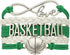 Infinity Collection Basketball Bracelet- Basketball Jewelry- Basketball Gift for Teams & Players...