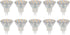 Simba Lighting LED MR11 Flood Light Bulbs (10 Pack) 12V 3W 20W Halogen Replacement 2-Pin 240lm for Landscape, Accent, Track Lights, and Christmas ...