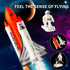 Space Exploration Shuttle Toys, Space Explorer Toy Kit, Include Signal Receivers, Satellites, Astronaut, Space Scooter, Space Toys Gift for Explor...