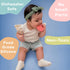 Mexican Baby Teether, Silicone Teething Toy for Teeth Relief, Soothing Grip for 3+ Months, BPA-Free (Concha)...
