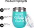Oh Look It's Wine O'Clock - Stainless Steel Wine Tumbler with Lid, Funny Wine Gifts for Women Mom Grandma Sister Coworkers, Stemless Insulated Tum...