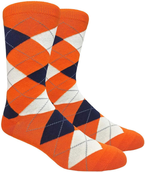 Men's FineFit Arygle Dress Trouser Socks Assorted Colors - You Choose!...