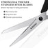 Scissors All Purpose 4-Pack, Heavy Duty Scissors Set with Thick and Sharp Blades, Premium shears with Soft Handles, Paper Scissors for Office Hous...