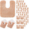 48 Pieces U Shaped Felt Callus Pads Metatarsal Pads Forefoot Foot Pads Pain Relief Foot Cushion Keep Protecting Calluses from Rubbing on Shoes Adh...